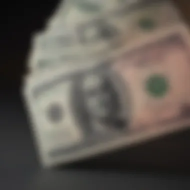 Indian Rupee and US Dollar Banknotes