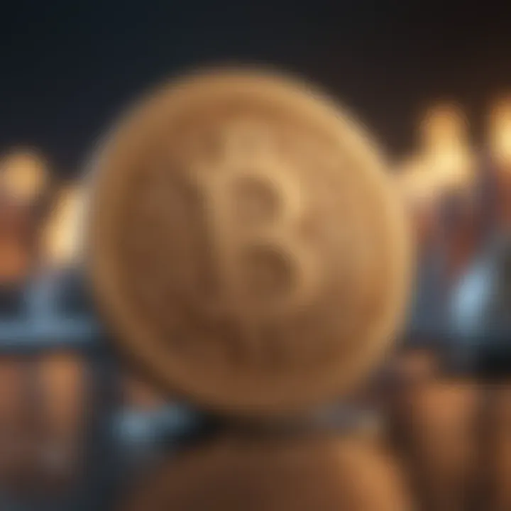 Impact of Infinitecoin on the digital currency landscape portrayed artistically