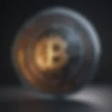 Innovative cellular crypto technology illustration