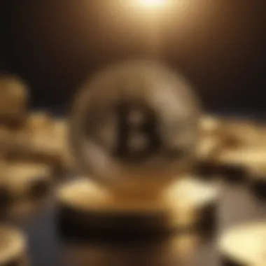 Innovative Gold Cryptocurrency Concept