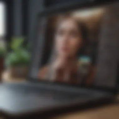 A troubleshooting guide displayed on a laptop screen