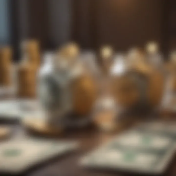 Visual depiction of interest rates affecting the value of the USD