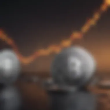 Abstract visualization of managing loan interest rates