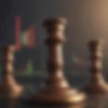 Bullish Market Trend Interpretation Candlestick chart indicating bullish market trend