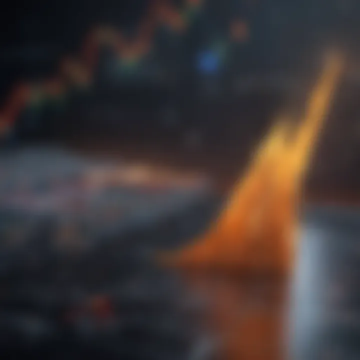 Abstract representation of data analysis in copy trading signals