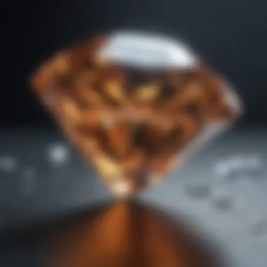 Sophisticated Diamond Grading Intricate diamond grading process in a laboratory setting