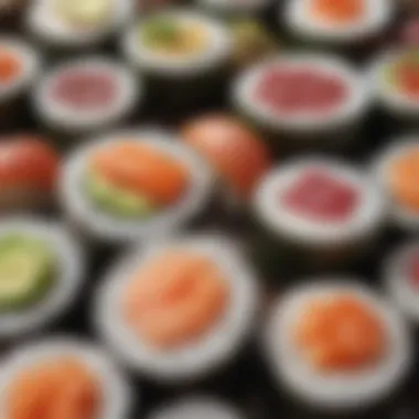 Intricate Dib Sushi Ingredients