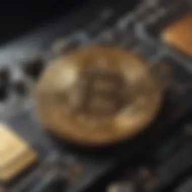 Intricate Security Features Illustration showcasing the intricate security features of crypto cards