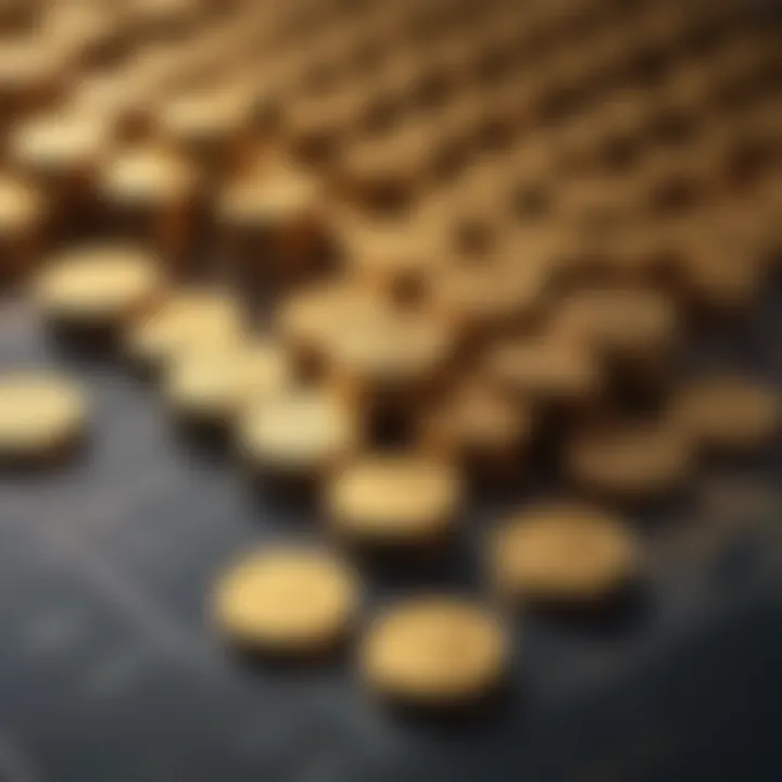 Investor analyzing market trends and gold prices