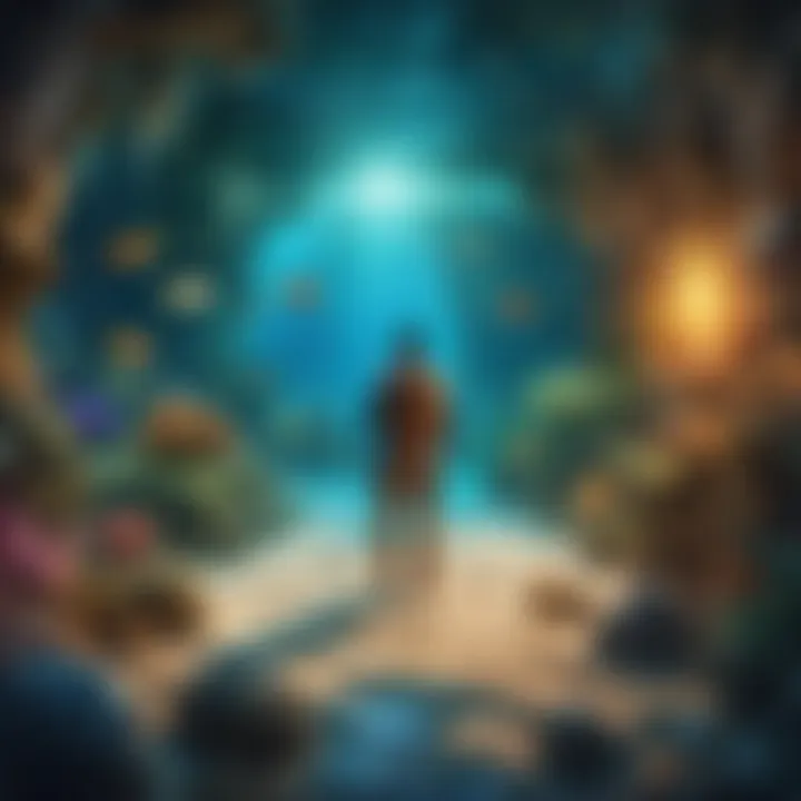 Imaginative visualization of exploring the world of affiliate marketing with insights from Jesse Singh