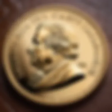 Intricate craftsmanship of Krugerrand gold coin design