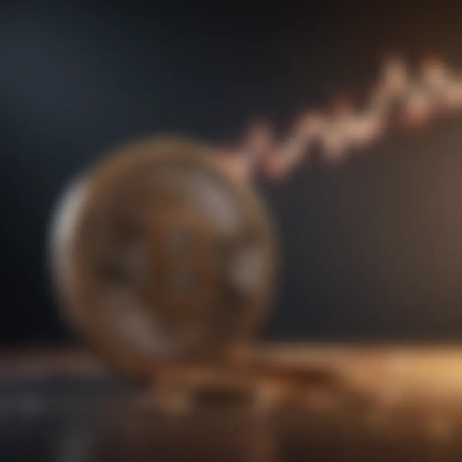 Graph showcasing inflation trends over the past year