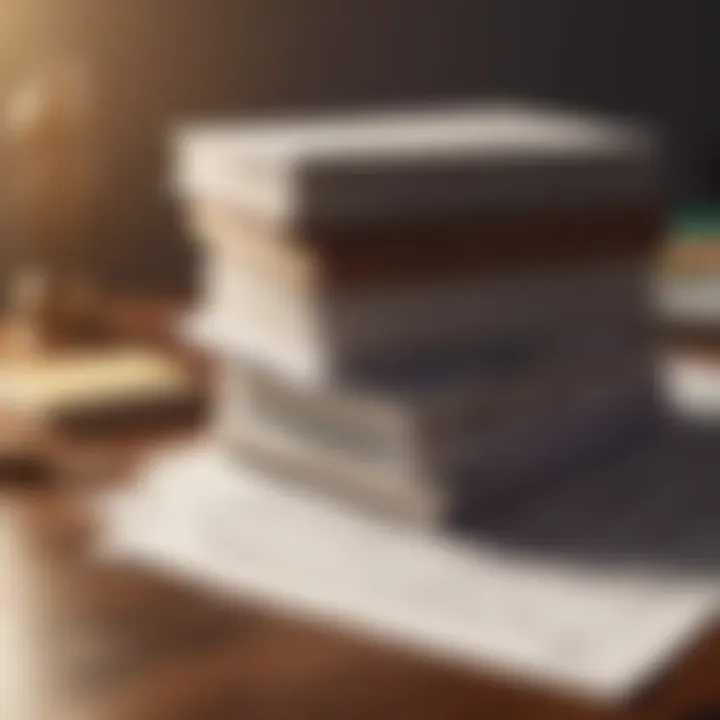 Legal Documents on Desk