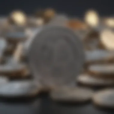 Litecoin emblem featured in cutting-edge bank app design