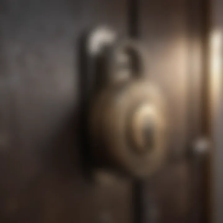 Lock Securing Insurance Policy Folder