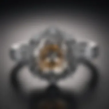 Exquisite Diamond Ring Showcasing Elegance Luxury Diamond Ring in India