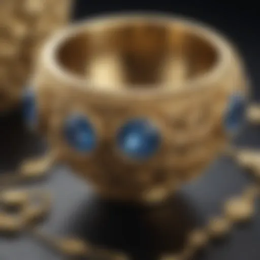 Luxury gold jewelry craftsmanship