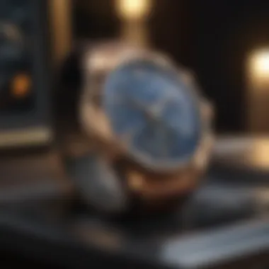 Elegance and Precision: Luxury Watch Display Luxury watch display in boutique