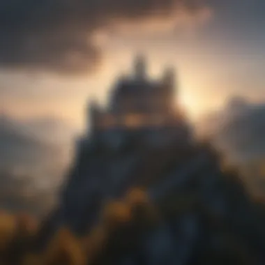 Majestic Castle Silhouette