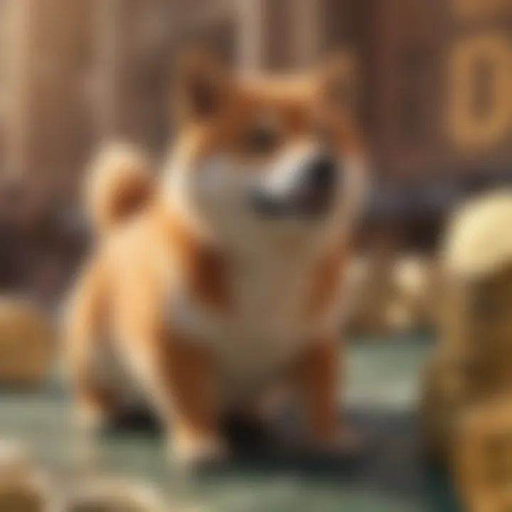 Visualization of market trends influencing Shib's value