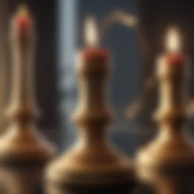Illustration demonstrating the analysis of market sentiment through candlestick charts