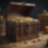 Sophisticated illustration of a treasure chest symbolizing maximizing benefits