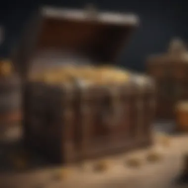 Sophisticated illustration of a treasure chest symbolizing maximizing benefits