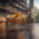 Abstract Conceptual Illustration of E-commerce Potential