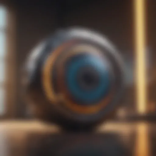 Abstract NFT Art Promotion Concept