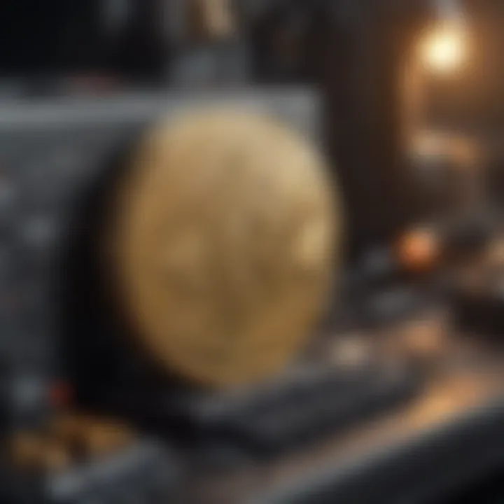 Cryptocurrency mining software interface