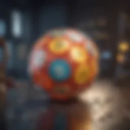 Innovative digital bingo card showcasing blockchain integration