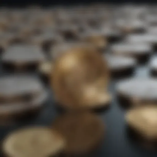 Innovative Minting of Digital Assets Abstract representation of digital minting