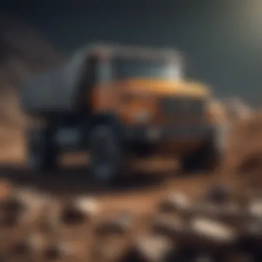 Innovative Mobile Mining Technology Mobile mining setup showcasing the latest technology in cryptocurrency