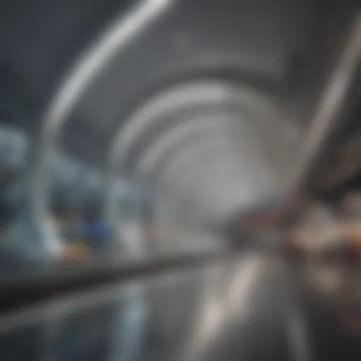 Modern MRT Station Architecture in Singapore
