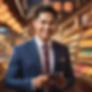 Fusing Tradition with Technology Modern Gift Card Technology Innovation Illustration