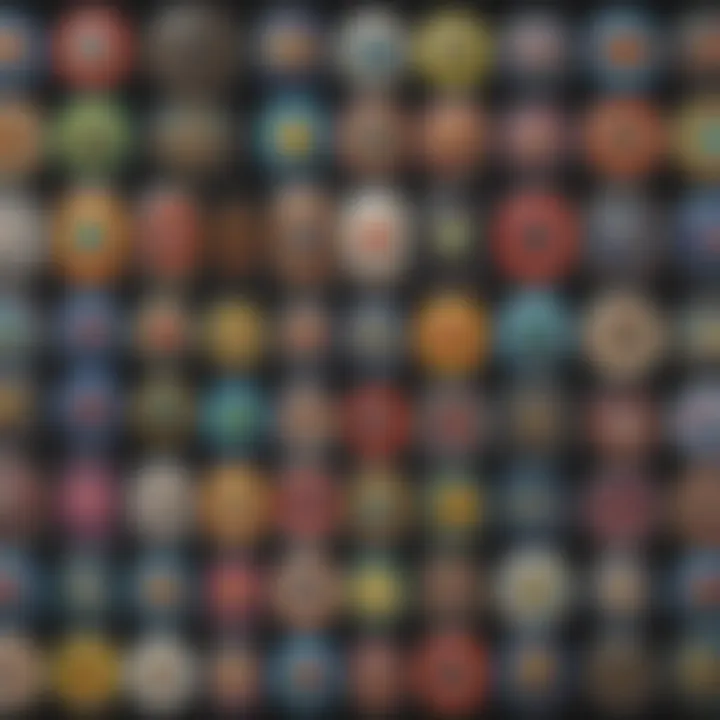 Collage of Moon Juice Band's Discography A vibrant collage of Moon Juice Band's album covers.