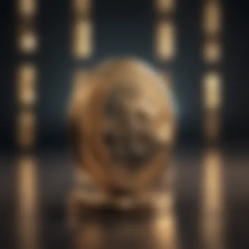 A conceptual representation of blockchain technology showcasing interconnected blocks.