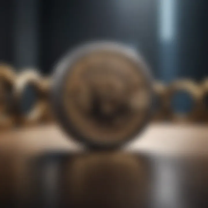 Illustration of security features within blockchain software