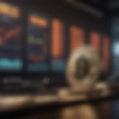 A digital platform showcasing live coin trading statistics