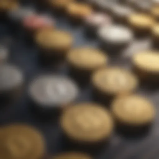 Visual representation of online currency trading platforms