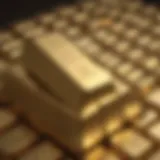 Luxurious Gold Bullion Stack