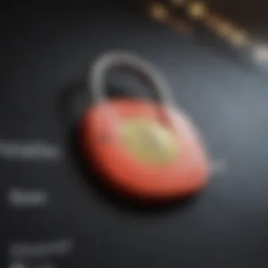 Illustration of a secure online banking login interface