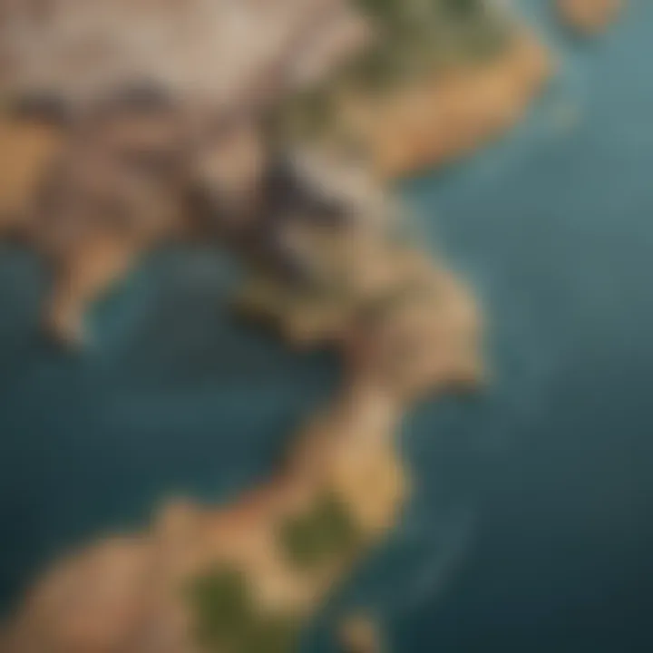 Map highlighting Vietnam and the US