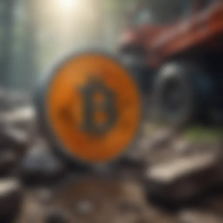 Visual representation of environmental concerns in mining operations