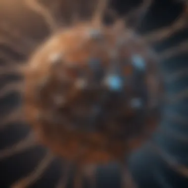 Intricate network of NFTs and digital art connections