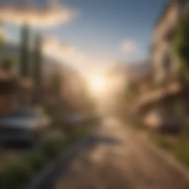 Significance of NFT Land in Modern Society Conceptual visualization of the significance of NFT land in modern society