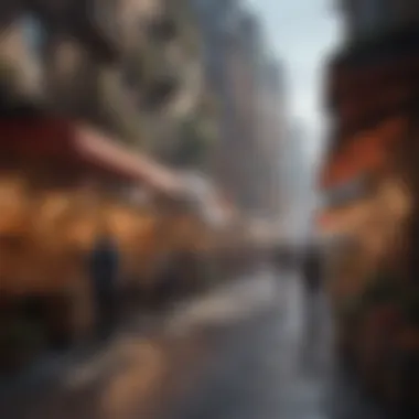 Artistic interpretation of NFT marketplace dynamics