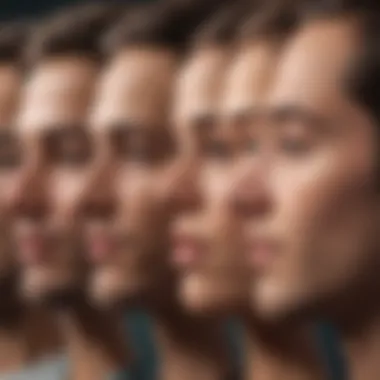 Illustrative depiction of the evolution of profile pictures with NFTs