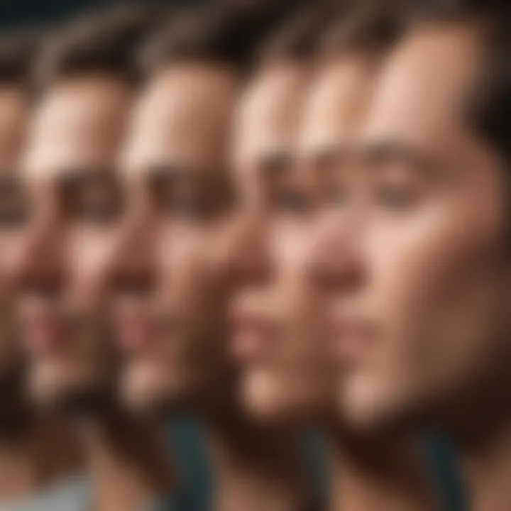 Illustrative depiction of the evolution of profile pictures with NFTs
