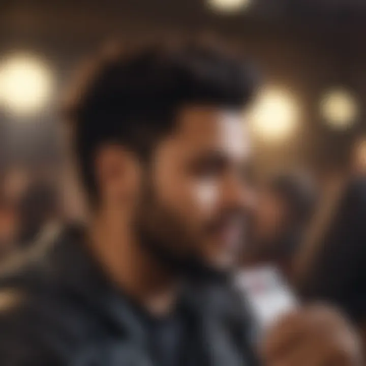 Digital devices showcasing easy online ticket purchase process for The Weeknd event